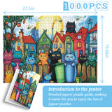 Vitality Cat Street Puzzles Puzzles 1000 pièces