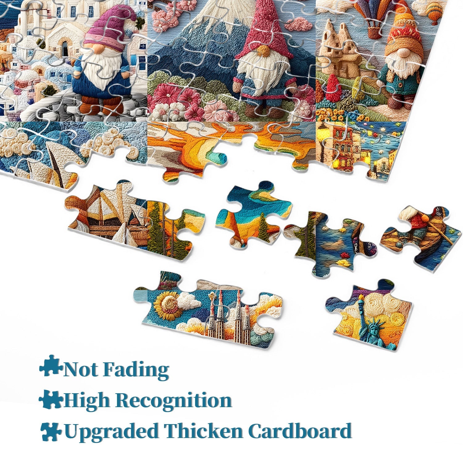 Puzzle Gnome Voyage 1000 Pièces