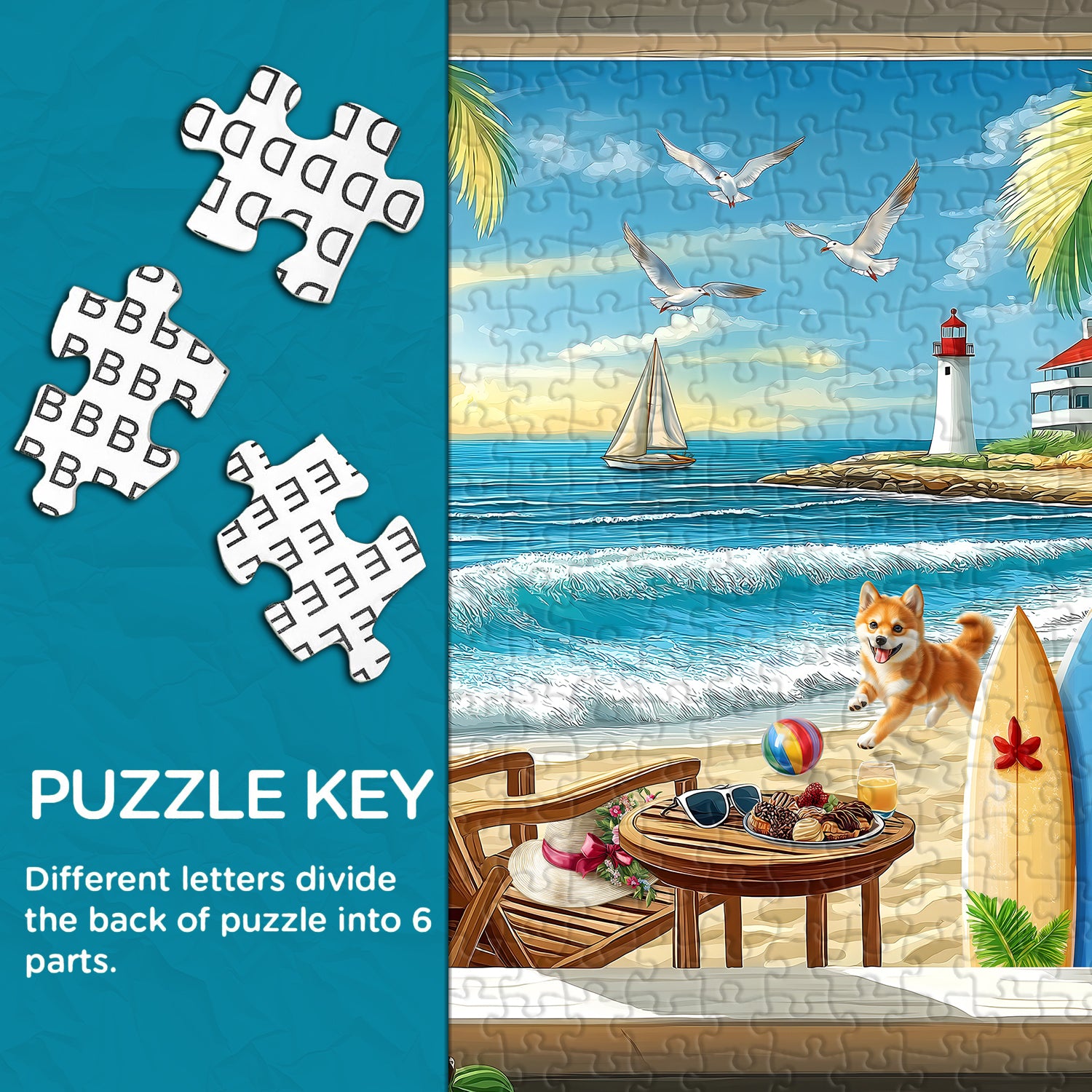 Colorful Coast Jigsaw Puzzles 1000 Pieces
