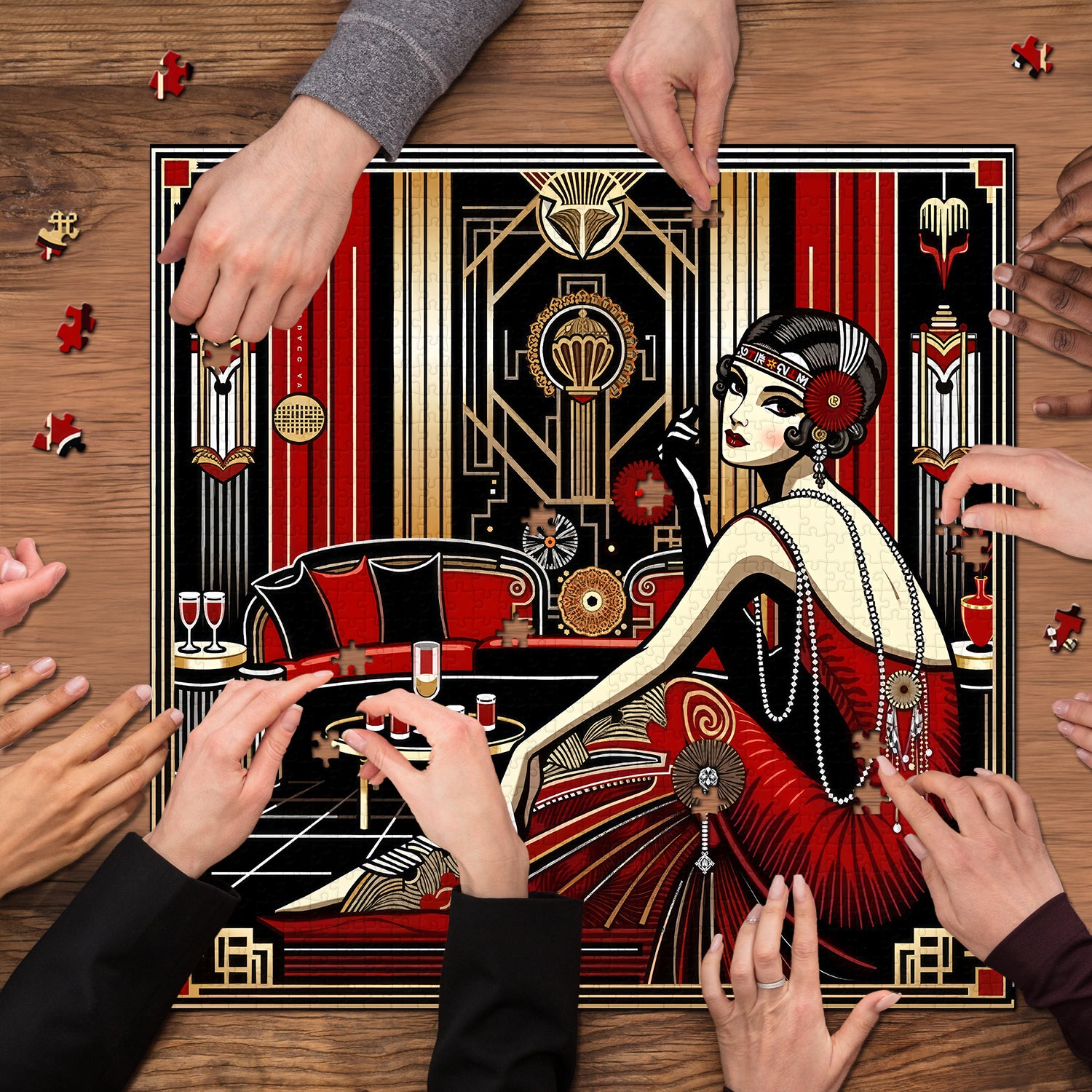 Jazz Age Elegance Puzzle 1000 pièces