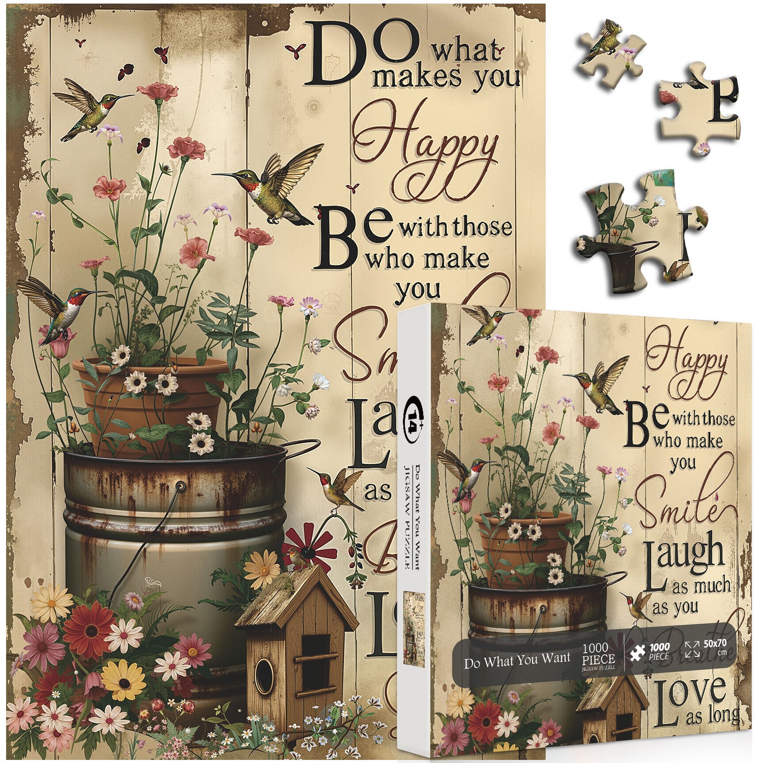 Faites ce que vous voulez des puzzles de puzzle 1000 pièces