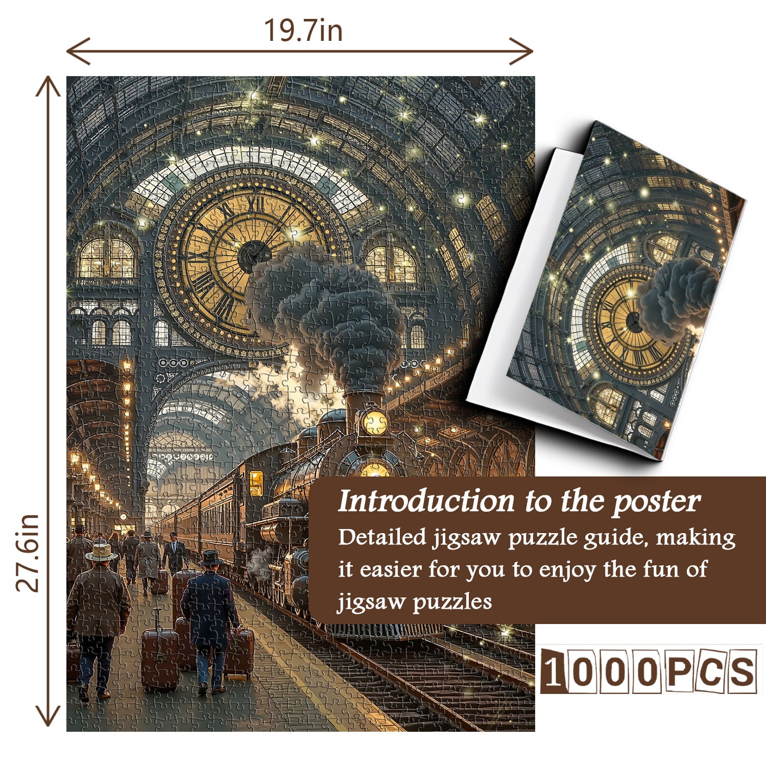 Zeitzug-Puzzle 1000 Teile