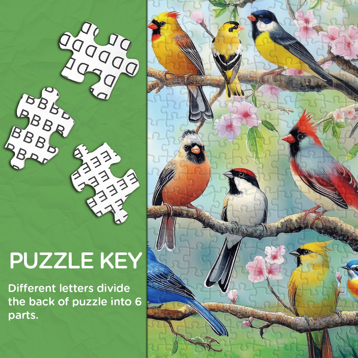 Birdsong Blossoms Puzzles de puzzle 1000 pièces