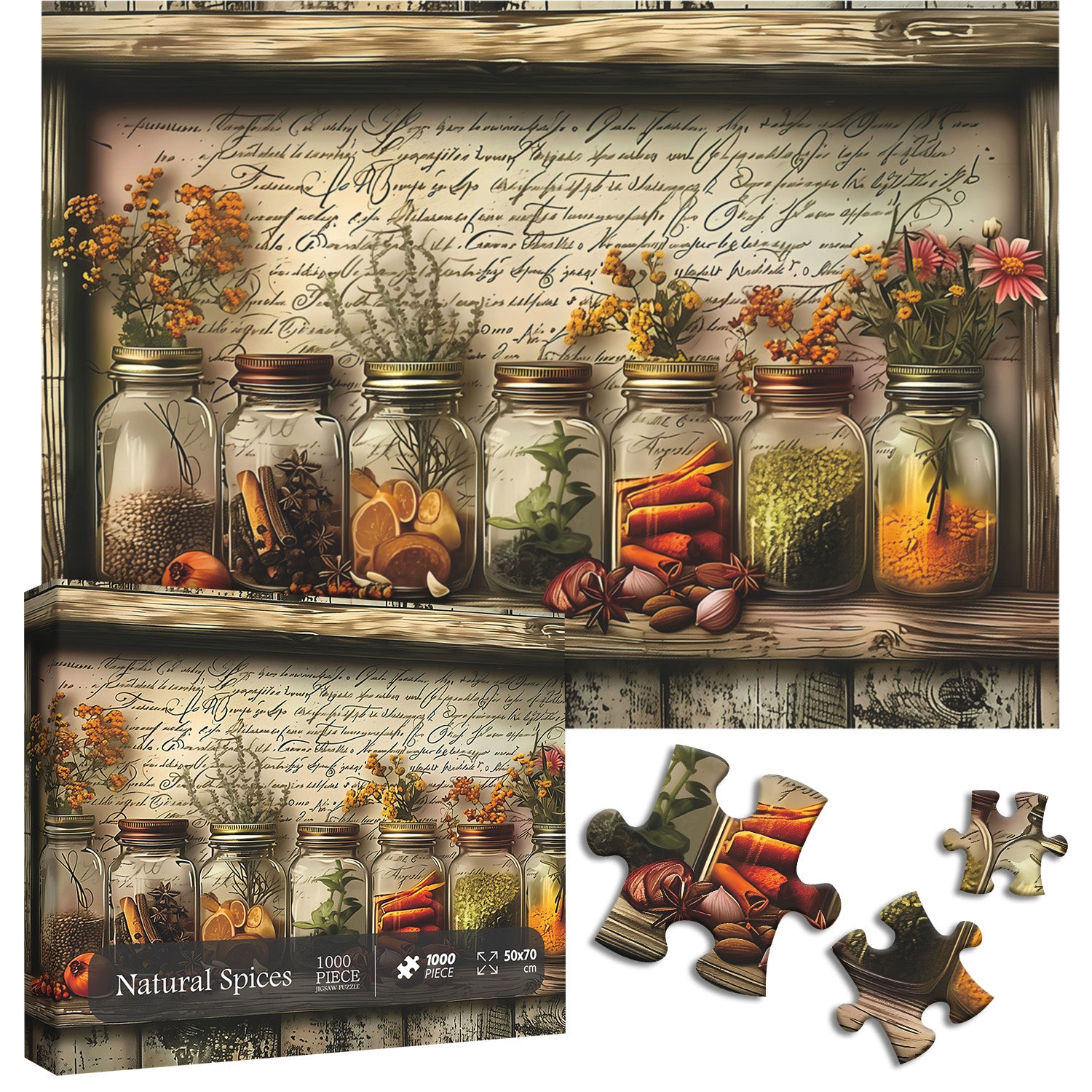 Puzzle spezie naturali puzzle 1000 pezzi
