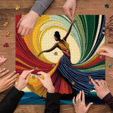 Puzzle Jigsaw di 1000 Pezzi Ragazza che Ballano