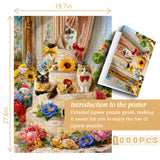 Puzzle Fiesta del Gato 1000 Piezas