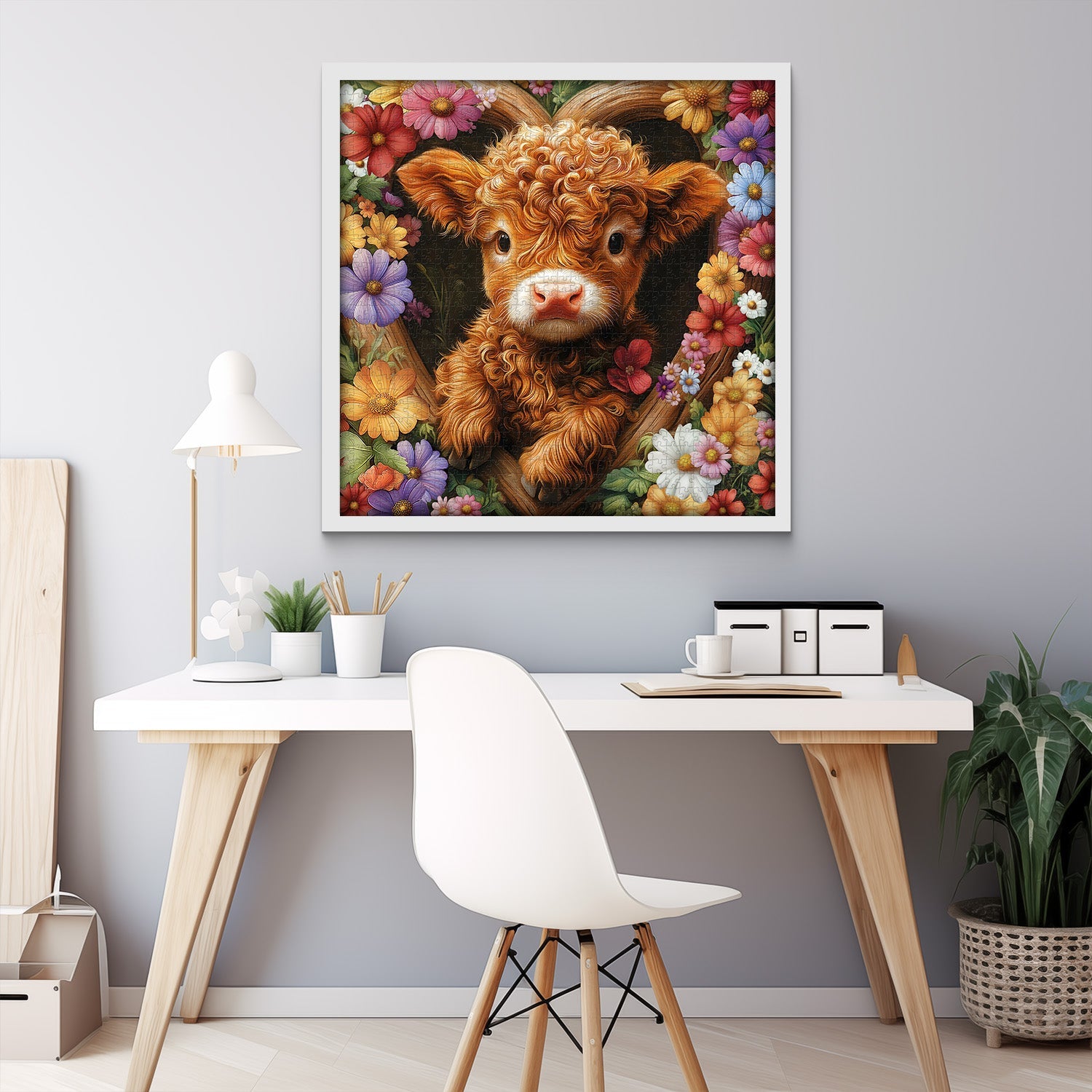 Blossom veau puzzles 1000 pièces