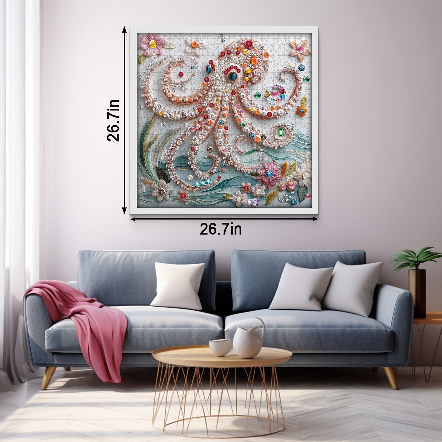 Jeweled Octopus Jigsaw Puzzle 1000 Pieces
