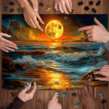 Mond & Wellen Puzzle 1000 Teile