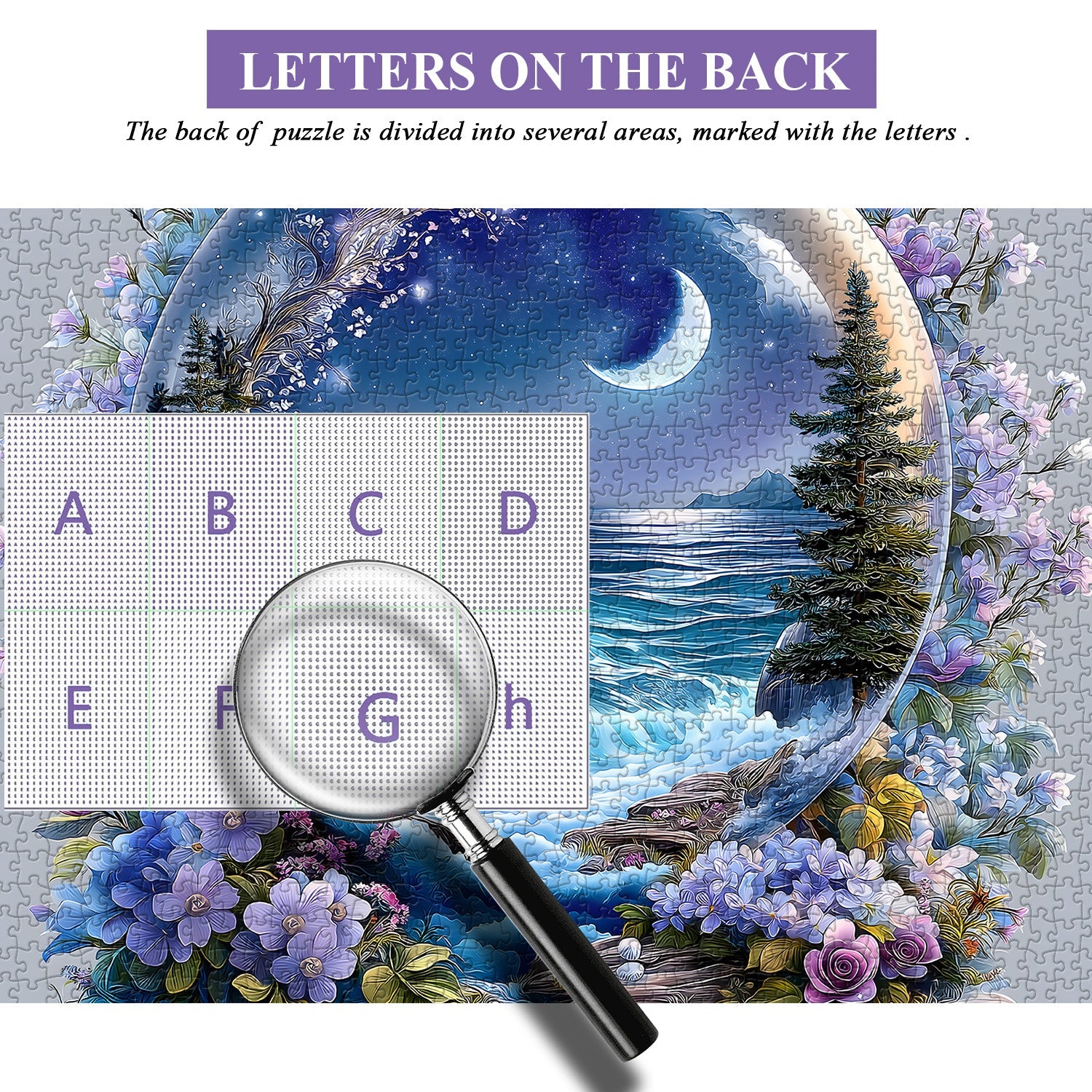 Sea Moon Crystal Ball Ball Segnale 1000 pezzi