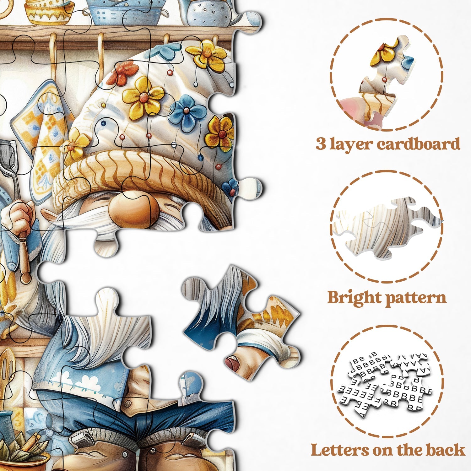 Gnome Chef Jigsaw Rätsel 1000 Stücke