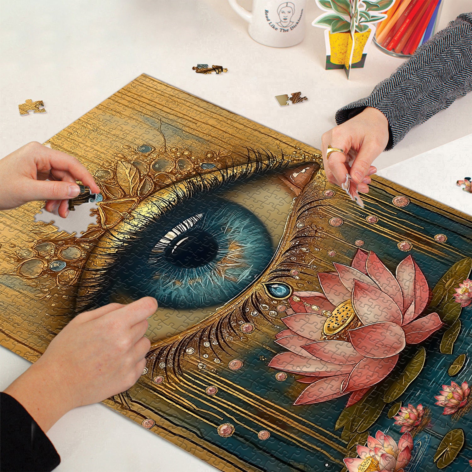 Mystic Lotus Eye Upzwew Pozzle 1000 pezzi