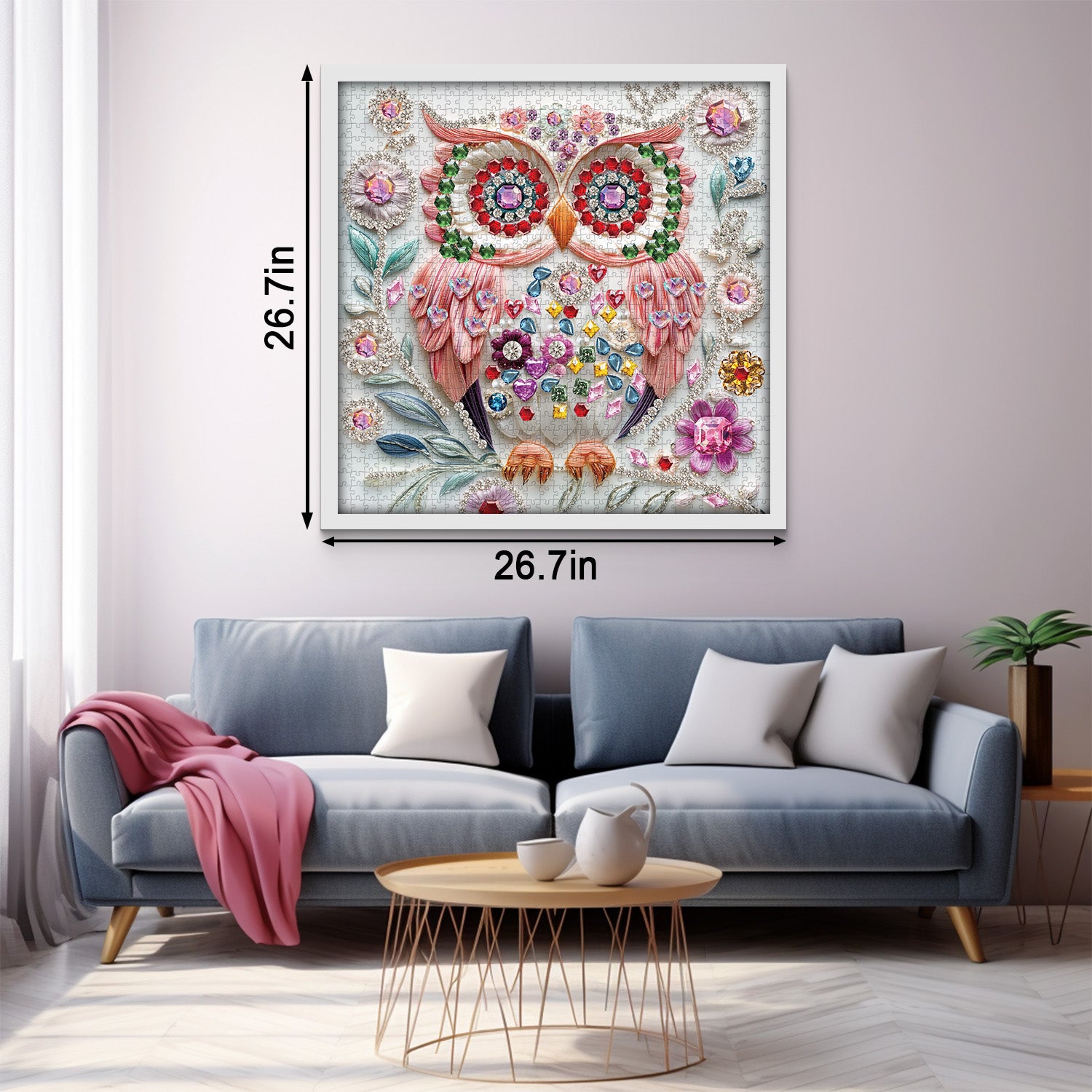 Glühende Eulenpuzzle 1000 Stücke