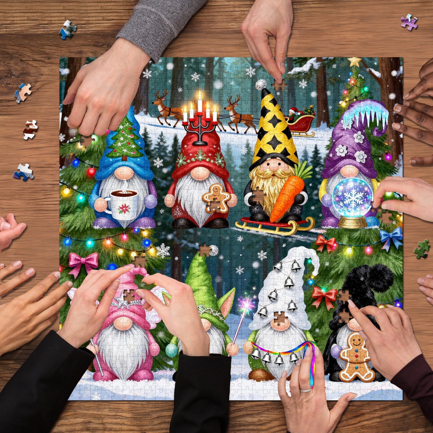 Jolly Gnome Squad Jigsaw Puzzle 1000 Pieces