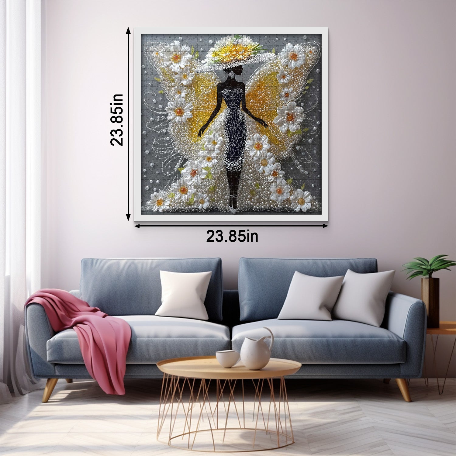 Butterfly Lady Jigsaw Puzzle 1000 pezzi