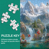 Puzzle de 1000 pièces du Pays des Fées des Cascades