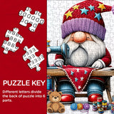 Nähen von Gnom -Puzzle 1000 Stücke