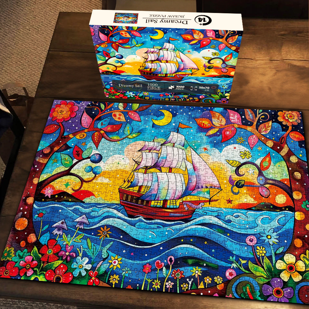Verträumte Segelpuzzle 1000 Stücke