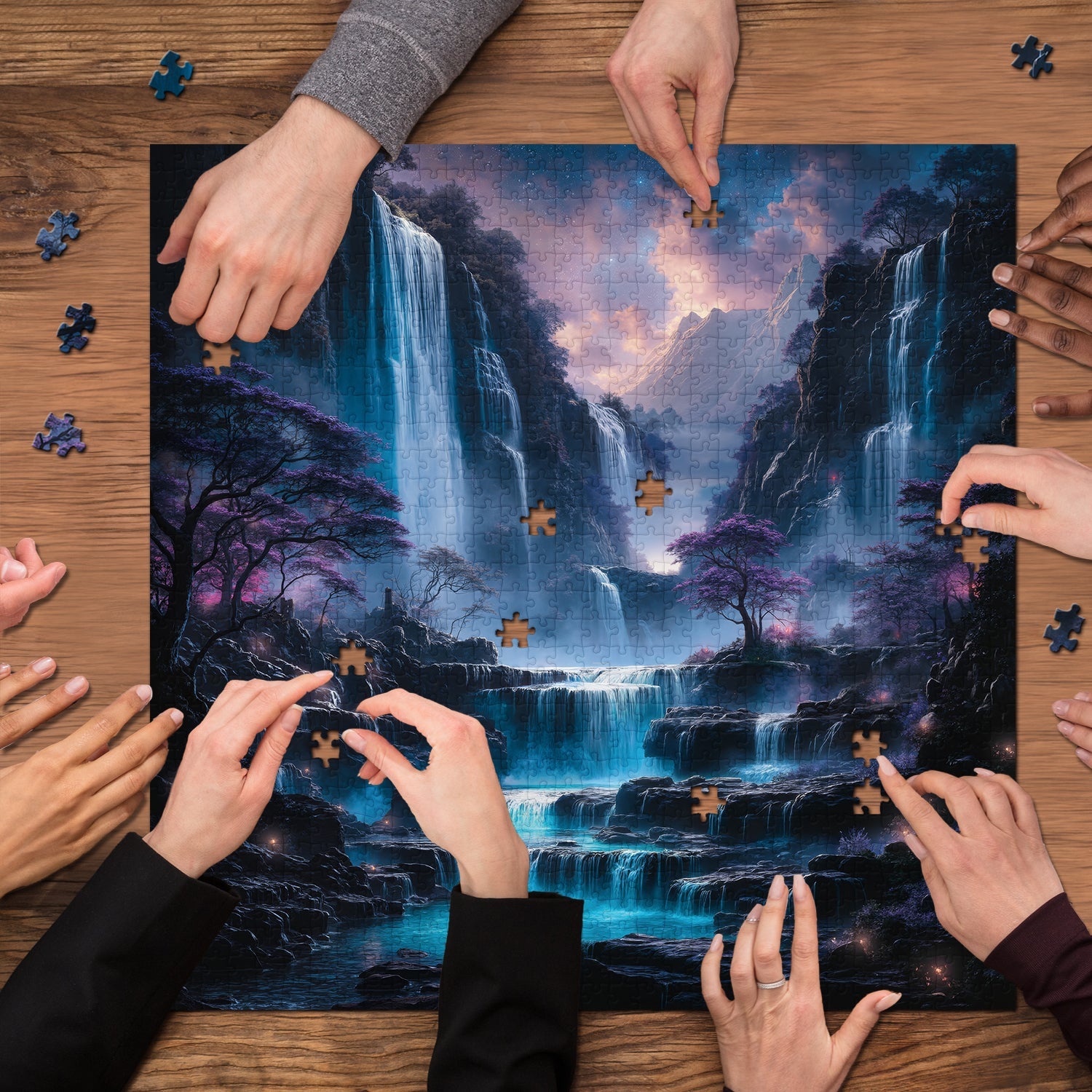 Puzzle a Sospensione Viola 1000 Pezzi
