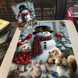 Jolly Snowman Friends Jigsaw Puzzle 1000 Piece