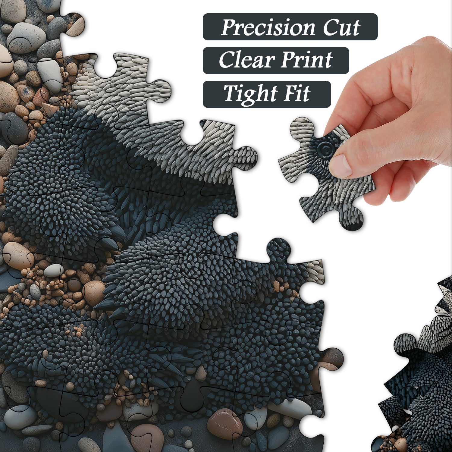 Rock art panda puzzle puzzle 1000 pezzi