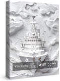 Weißes Kriegsschiff Puzzle 1000 Stücke