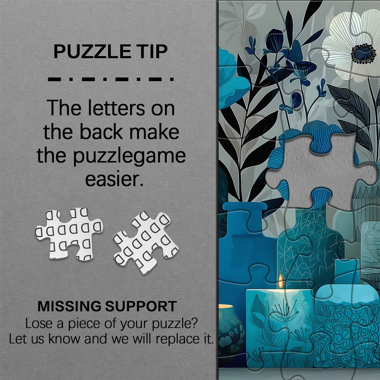 Indigo Whisper Jigsaw Puzzle 1000 Piece