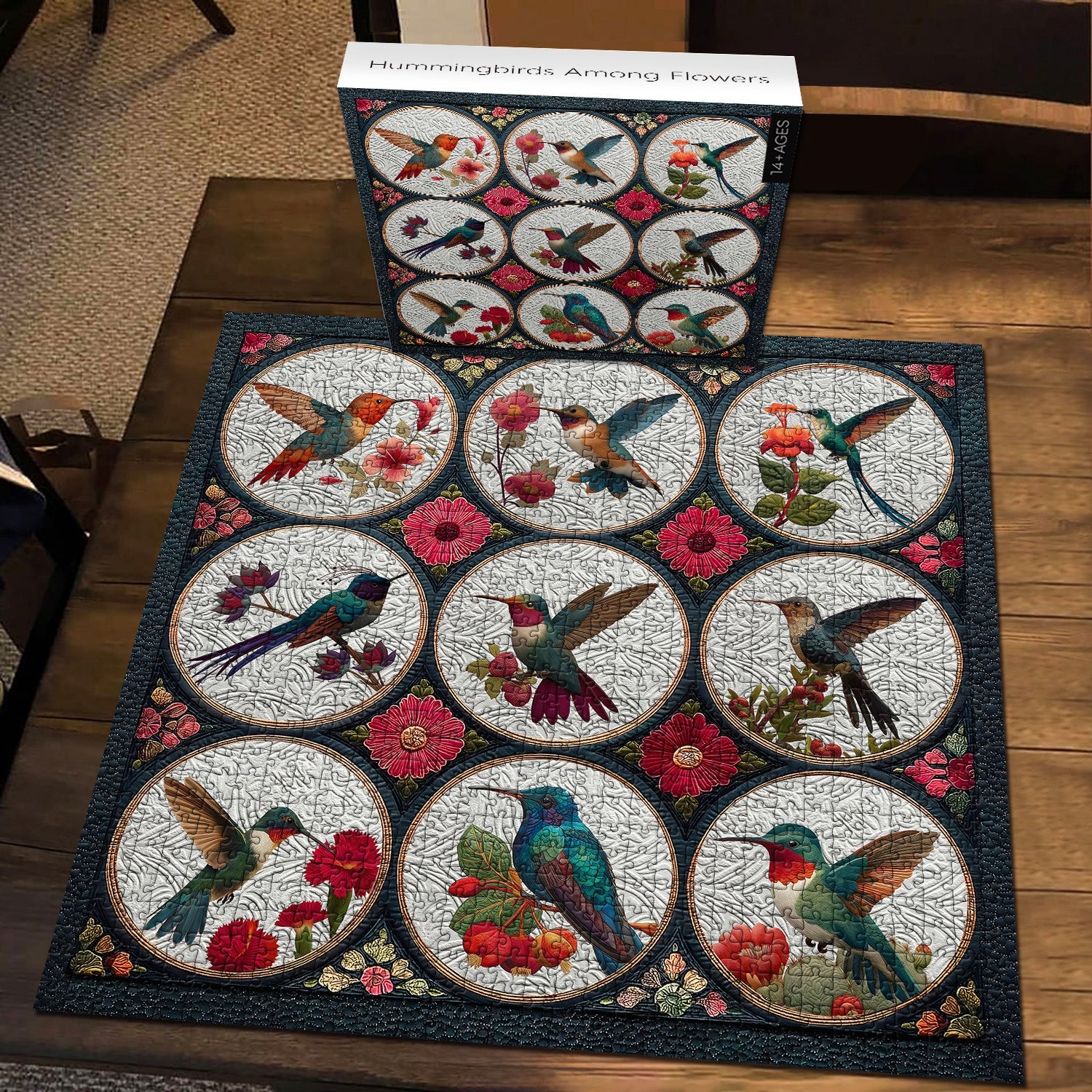 Hummingbirds tra i fiori puzzle puzzle 1000 pezzi