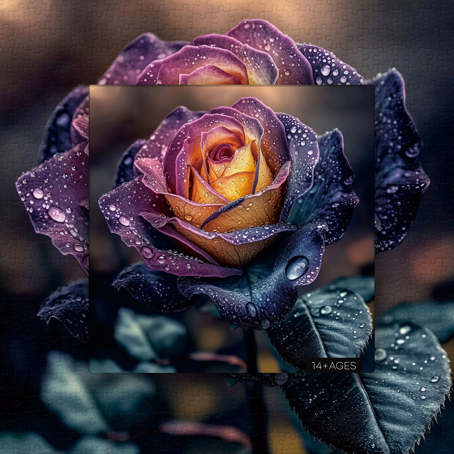 Regenbogen Rose Jigsaw Rätsel 1000 Stücke