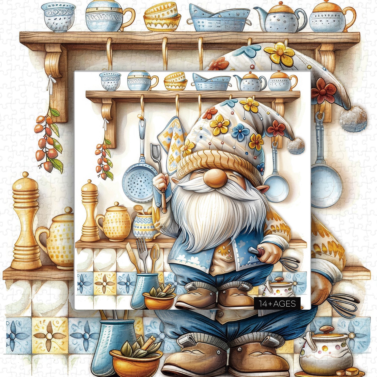Gnome Chef Jigsaw Rätsel 1000 Stücke