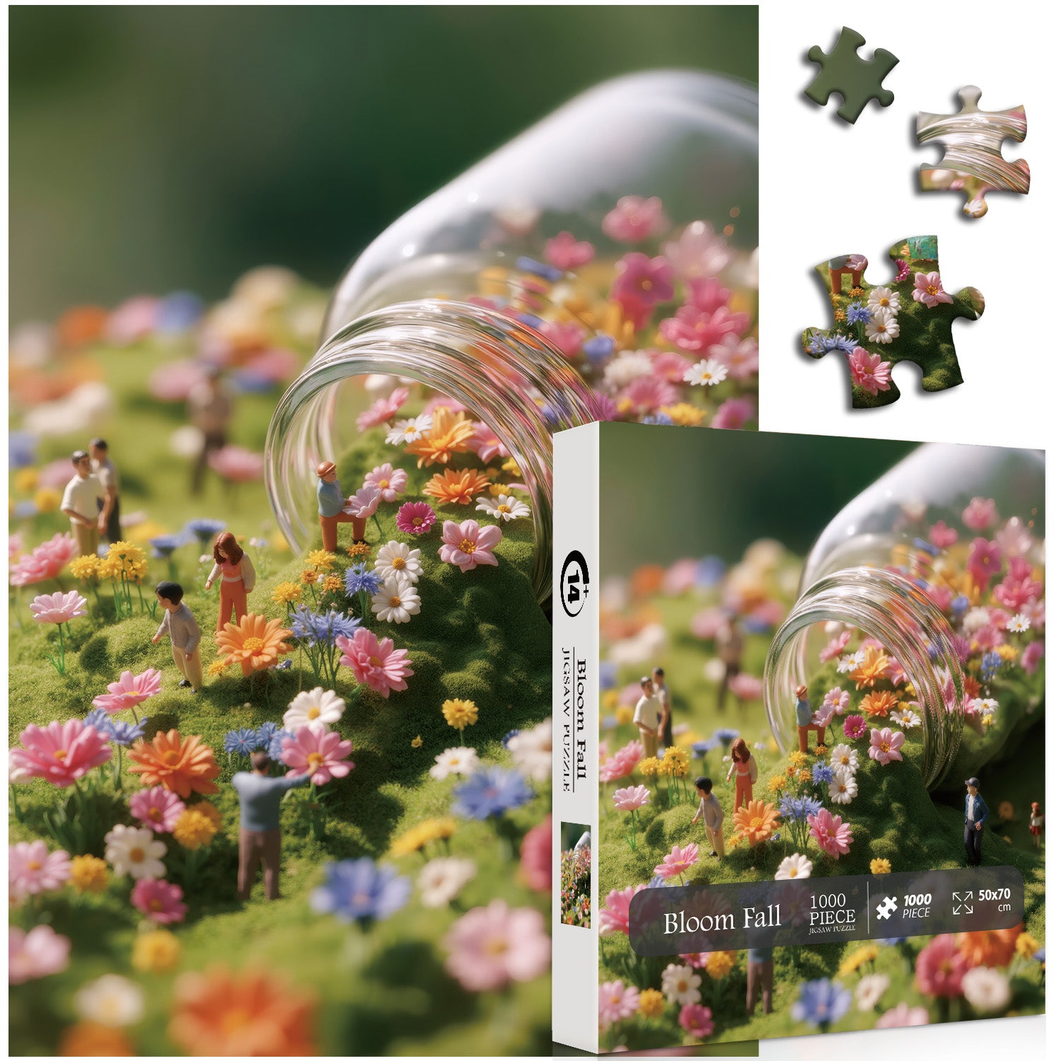 Blossom veau puzzles 1000 pièces