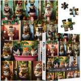 Les toilettes Times Puzzle Puzzles 1000 pièces