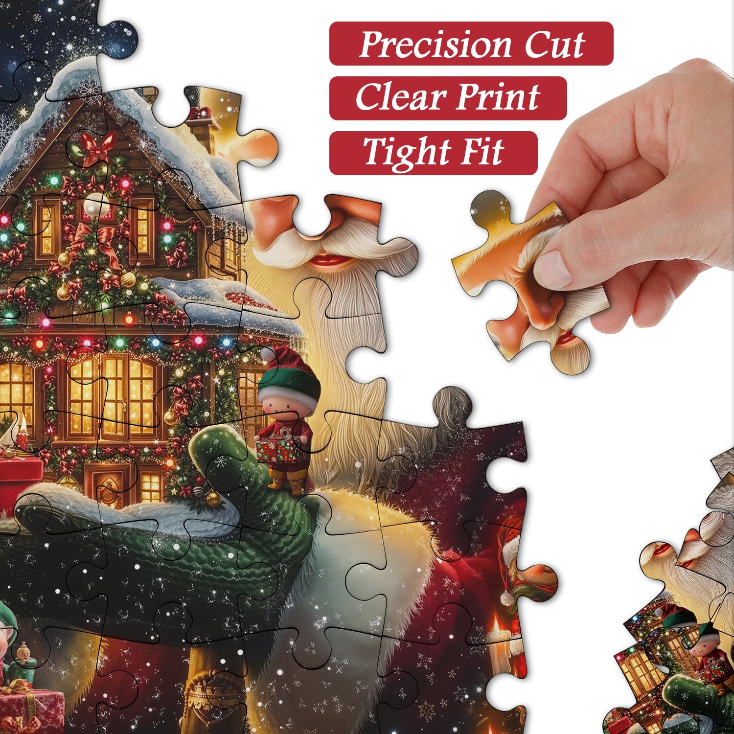 Santa's Magical Workshop Jigsaw Puzzle 1000 Pieces