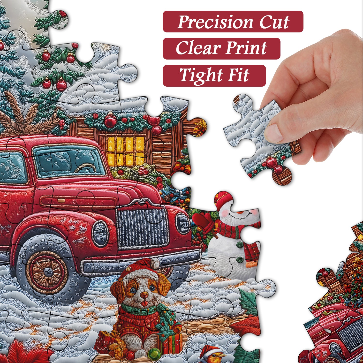 Weihnachtsgnom -Puzzles 1000 Stücke