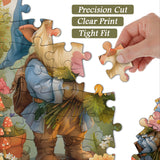 Garden Gnome Jigsaw Puzzles 1000 Pieces