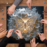 Farfalla tra i fiori puzzle puzzle 1000 pezzi