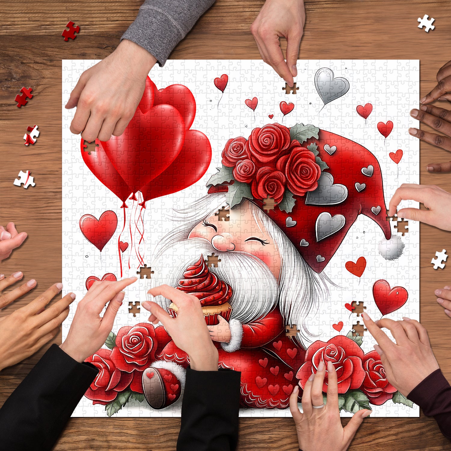 Valentine Gnome puzzle puzzle 1000 pezzi