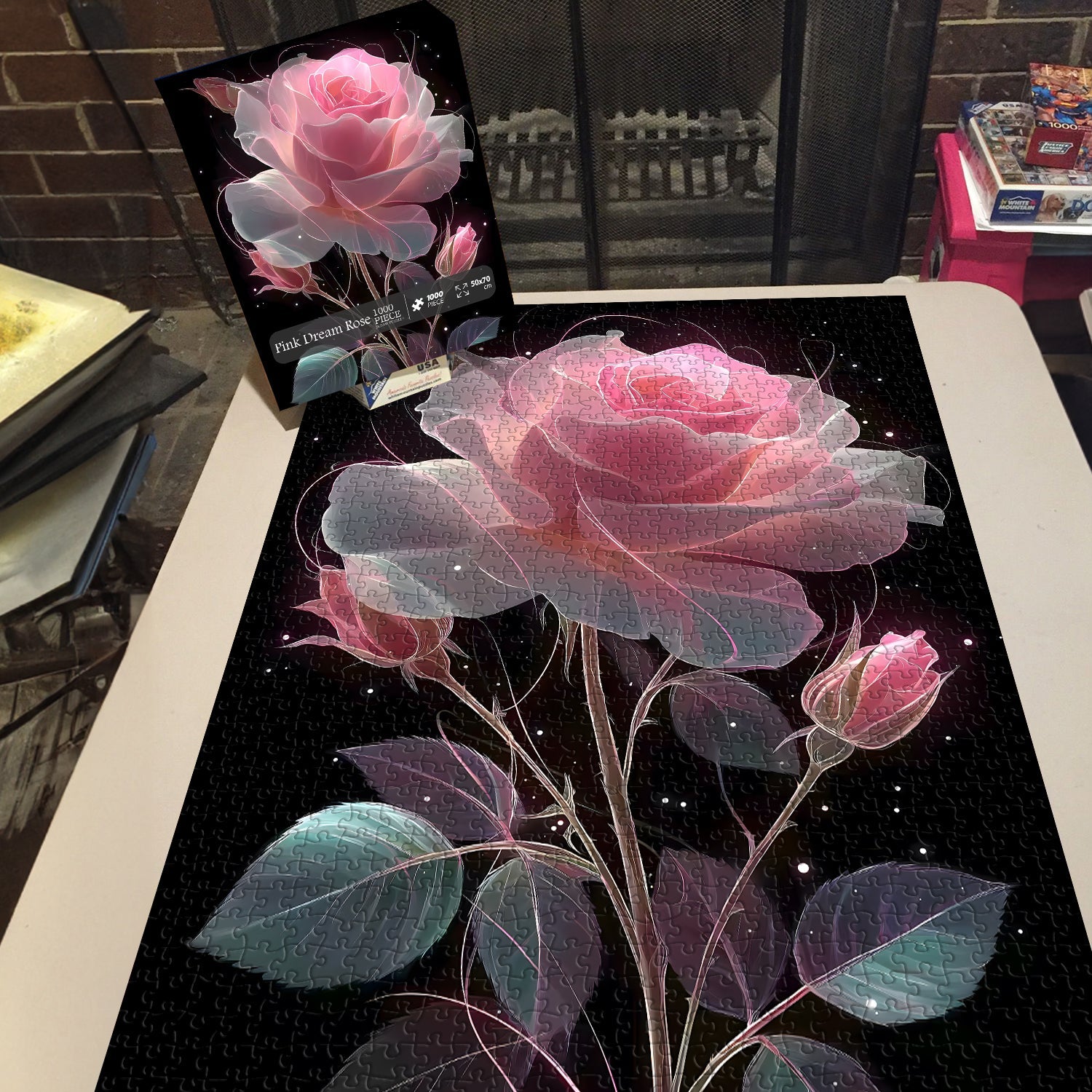 Rose Dream Rose Rose Puzzles 1000 pièces