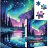 Puzzle paesaggio aurora 1000 pezzi