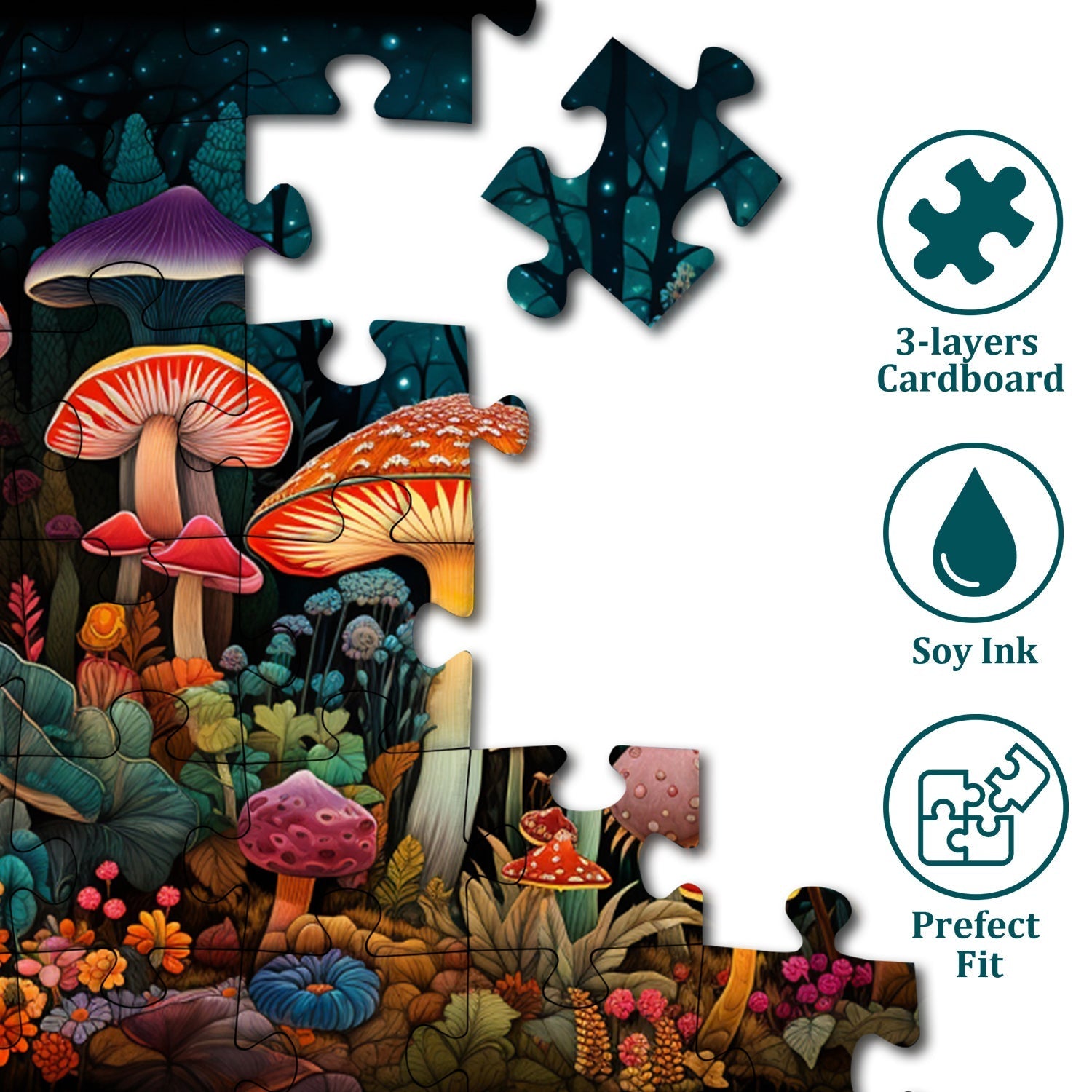 Pilzwaldpuzzle 1000 Stücke