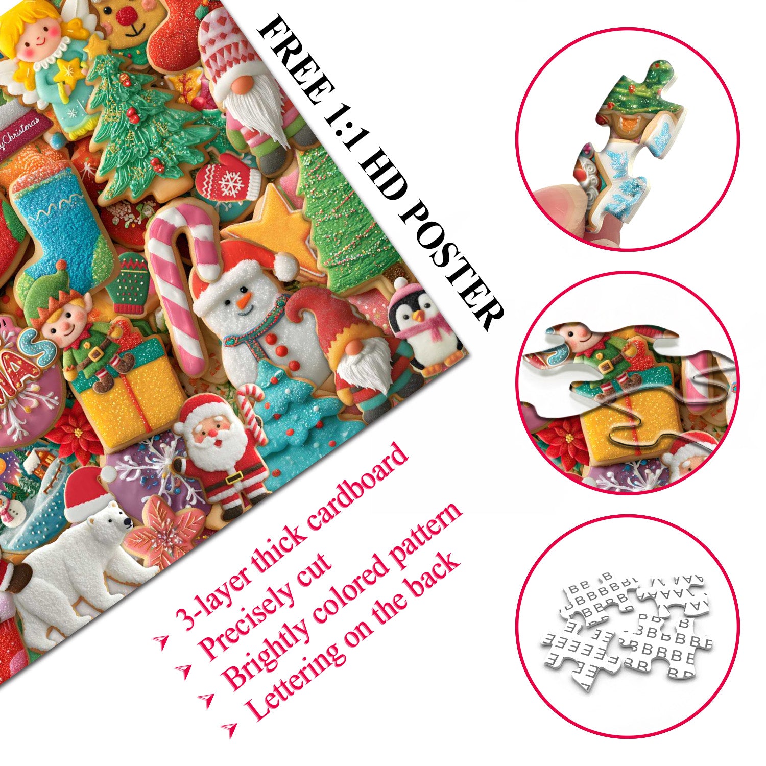 Dulce rompecabezas de Navidad Puzzle 1000 piezas
