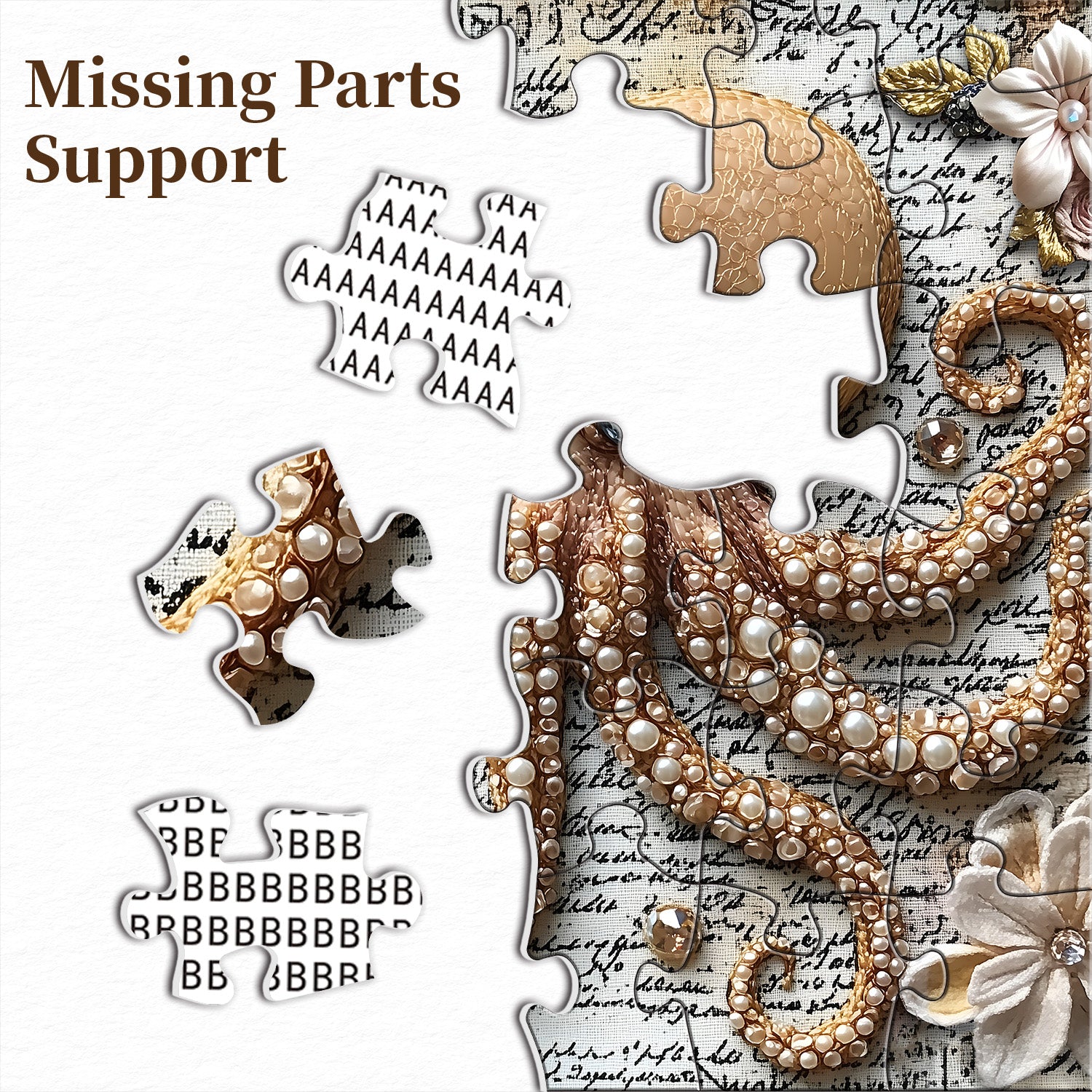 Elegance Octopus Jigsaw Puzzle 1000 Pieces