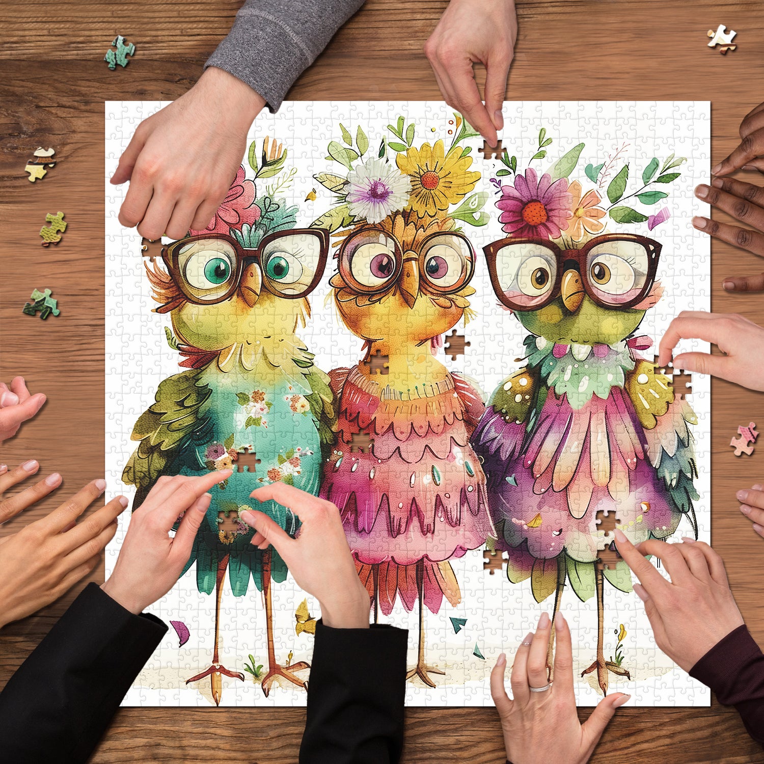 Sunny Chicken Jigsaw Puzzle 1000 Pieces