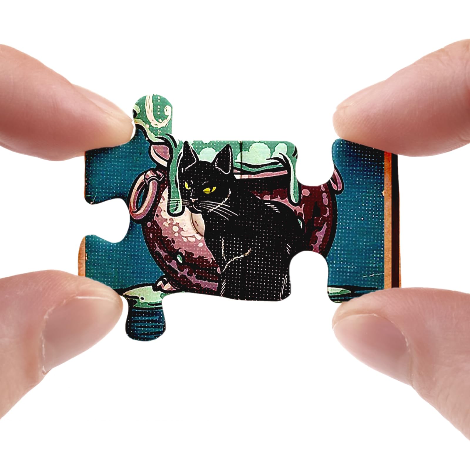 Wunderliche Katzenpuzzle 1000 Stücke