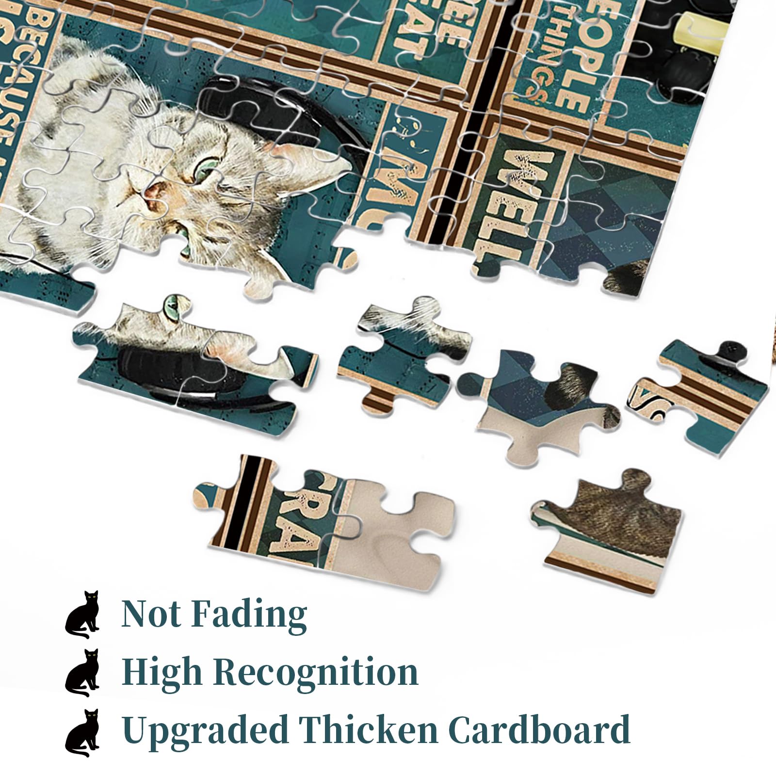 Wunderliche Katzenpuzzle 1000 Stücke