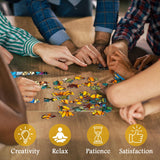 Buntglas Sonnenblumen Puzzle 1000 Stücke