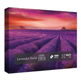 Lila Lavendel -Puzzle 1000 Stücke