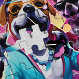 Disco Dog Jigsaw Puzzle 1000 pièces