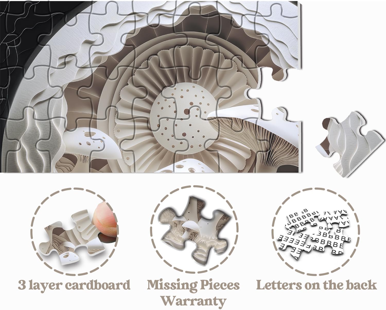Pilzträume Puzzle 1000 Stücke