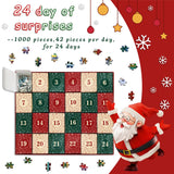 Weihnachten freudiger Stadt Adventskalender Puzzle 1000 Stücke